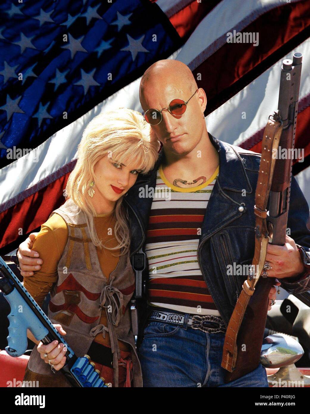 Pellicola originale titolo: naturale Assassini nati. Titolo inglese: naturale Assassini nati. Regista: OLIVER STONE. Anno: 1994. Stelle: JULIETTE LEWIS; Woody Harrelson. Credito: CANAL +/REGENCY/ALCOR / Album Foto Stock