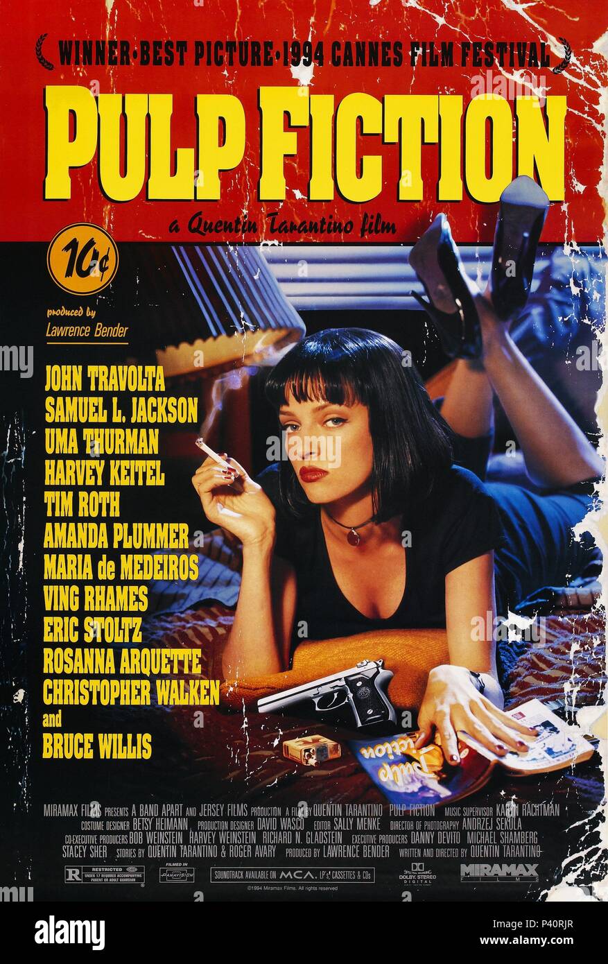 Pellicola originale titolo: Pulp Fiction. Titolo inglese: Pulp Fiction. Regista: Quentin Tarantino. Anno: 1994. Credito: MIRAMAX / Album Foto Stock