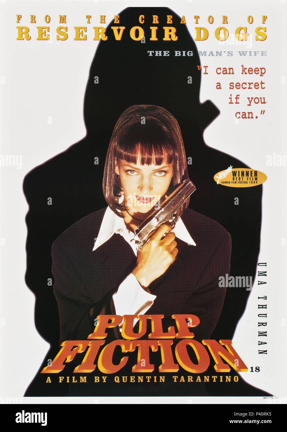 Pellicola originale titolo: Pulp Fiction. Titolo inglese: Pulp Fiction. Regista: Quentin Tarantino. Anno: 1994. Credito: MIRAMAX / Album Foto Stock