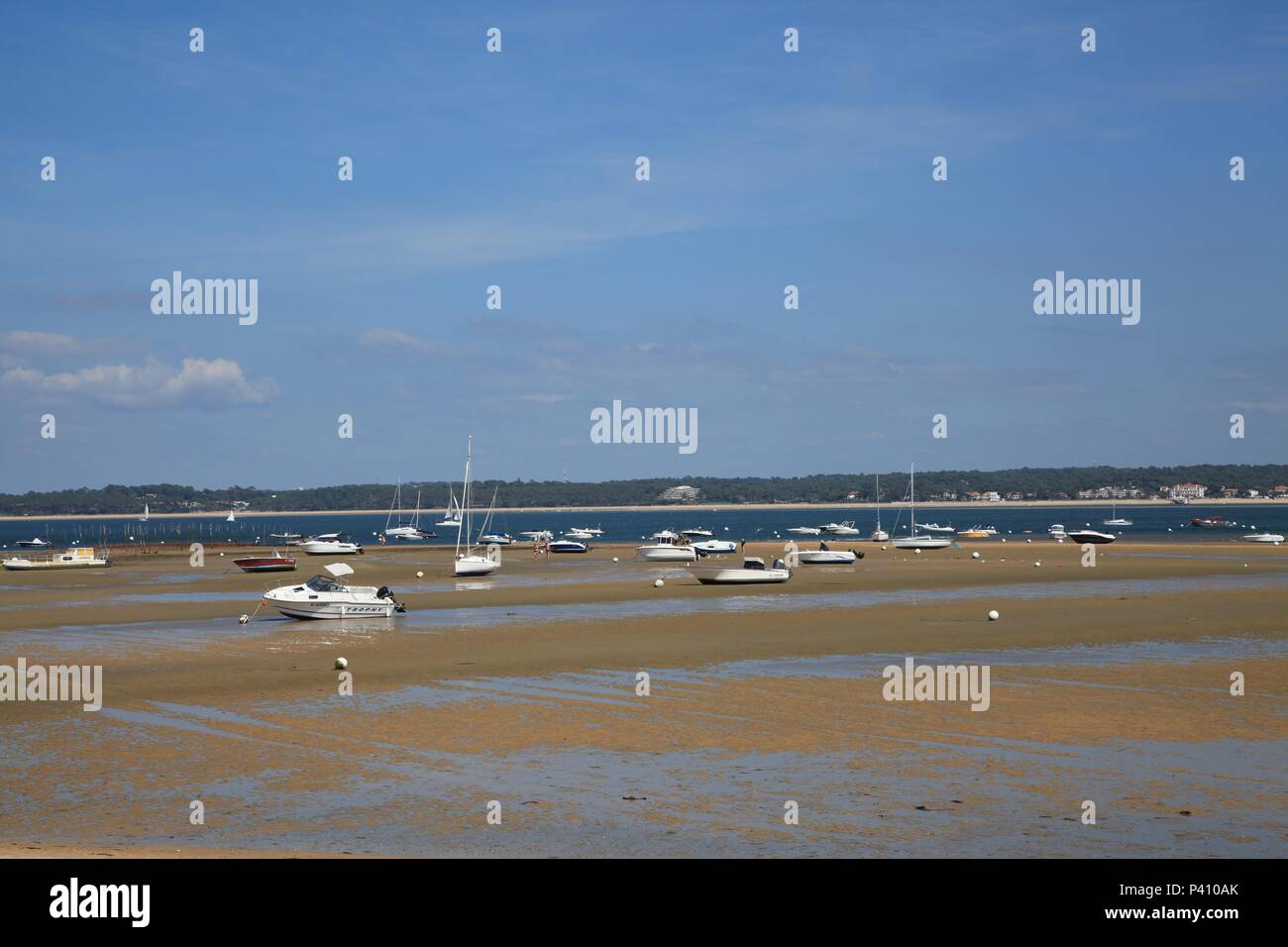 Scorci di Cap Ferret, Bassin d'Arcachon, Aquitaine, Francia Foto Stock