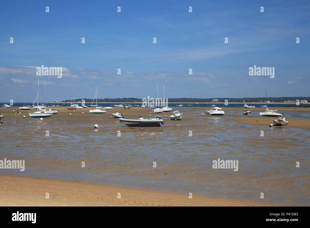 Scorci di Cap Ferret, Bassin d'Arcachon, Aquitaine, Francia Foto Stock