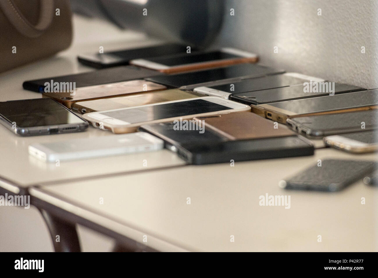 Torino Piemonte, Italia. Xx Giugno, 2018. Torino, Italy-June 20, 2018: Primo giorno di alta scuola gli esami a Vittorio Alfieri membro di alta scuola in Torino Credito: Stefano Guidi/ZUMA filo/Alamy Live News Foto Stock