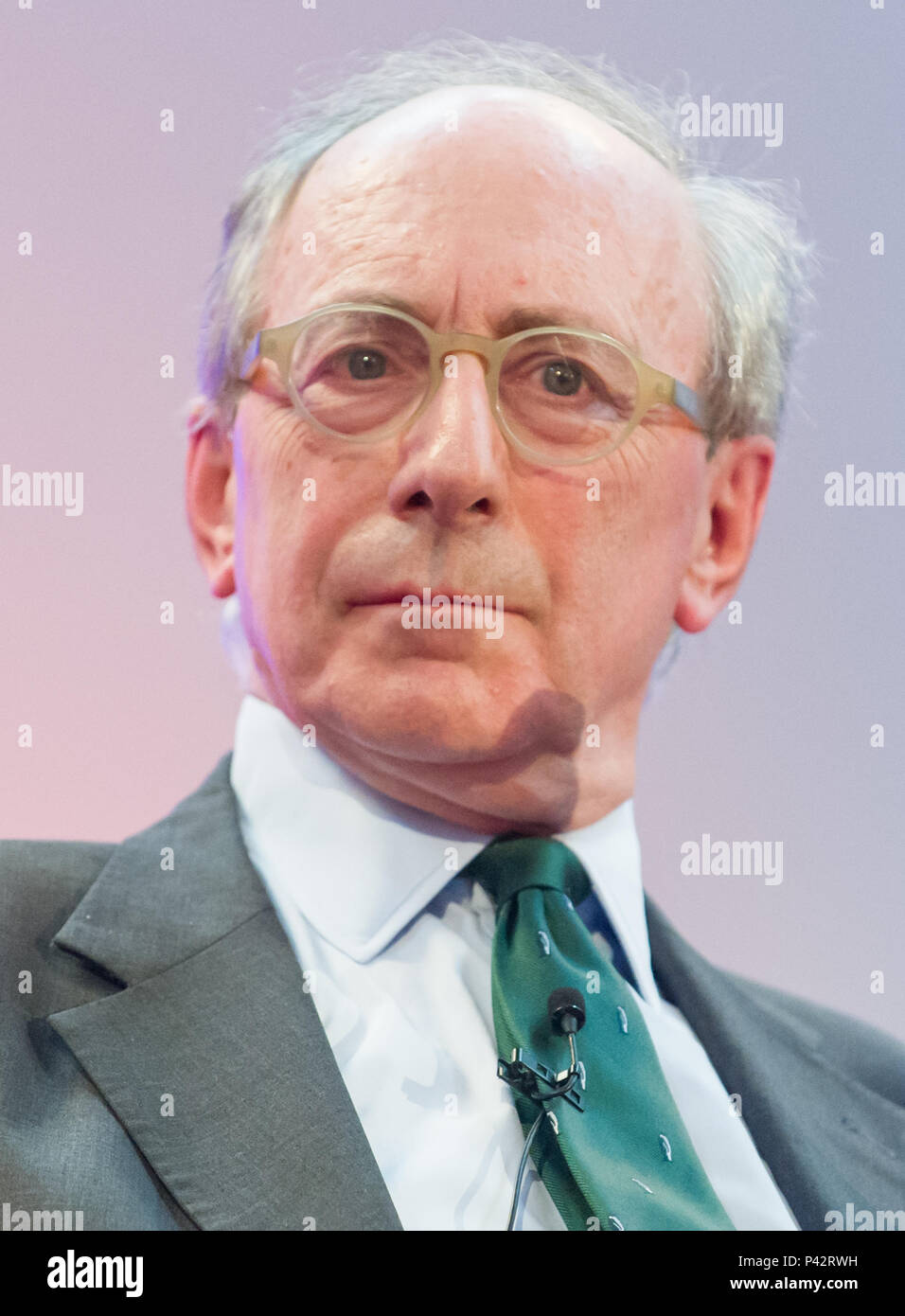 Sir Malcolm Rifkind, ex Segretario di Stato per gli affari esteri, durante il suo intervento al Margaret Thatcher Conferenza sulla Cina e Gran Bretagna al Guildhall. Foto Stock