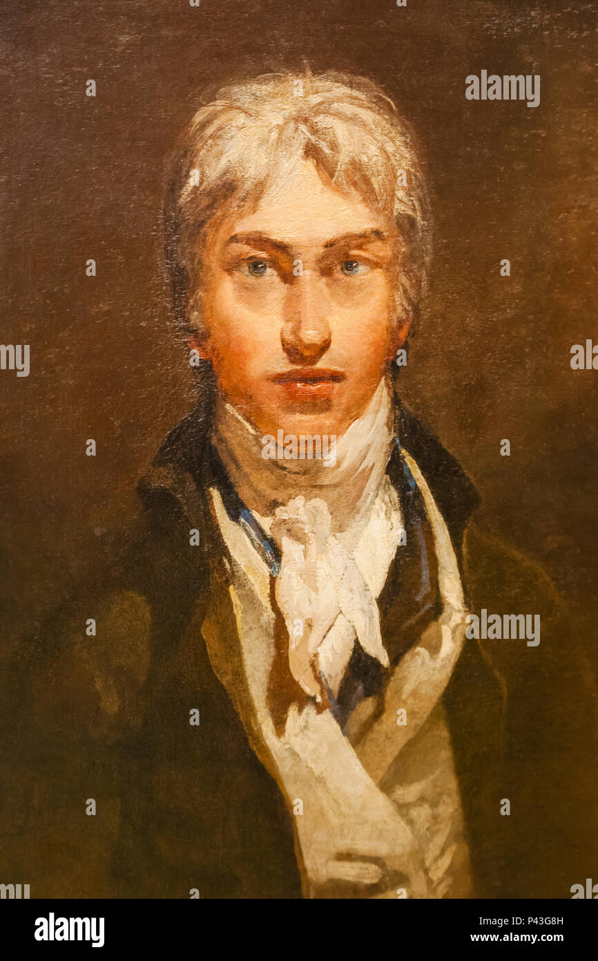 Autoritratto di Joseph Mallord William Turner c.1799 Foto Stock
