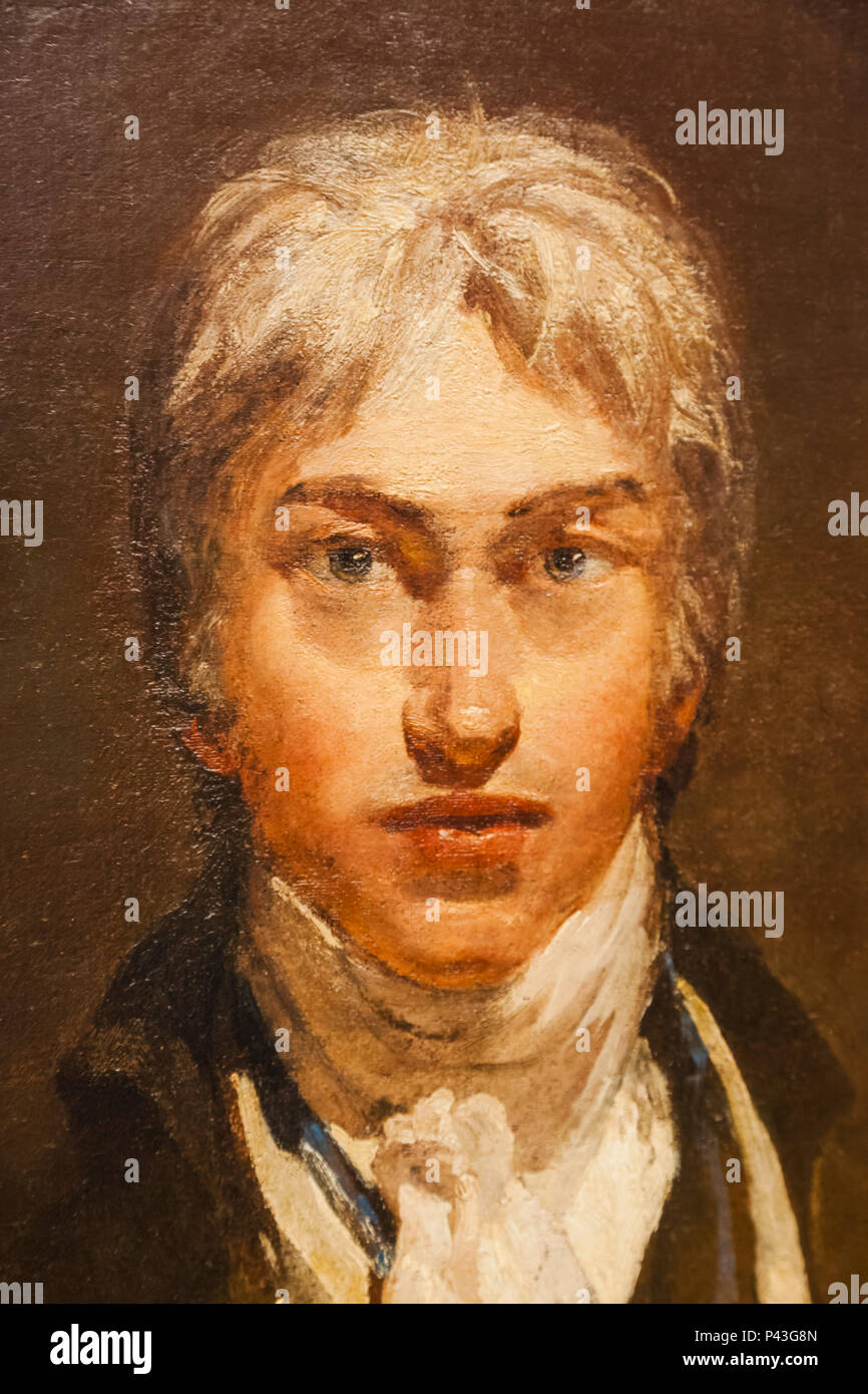 Autoritratto di Joseph Mallord William Turner c.1799 Foto Stock