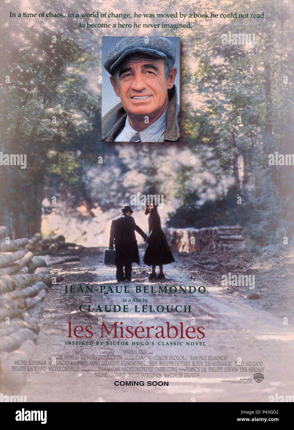 Pellicola originale titolo: LES MISERABLES. Titolo inglese: LES MISERABLES. Regista: Claude Lelouch. Anno: 1995. Credito: LES FILMS 13 / Album Foto Stock