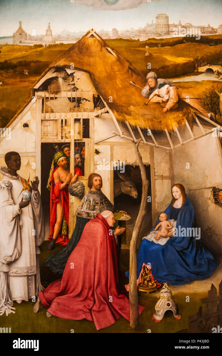 Pittura intitolato "Saggi" offerta da Hieronymus Bosch Foto Stock