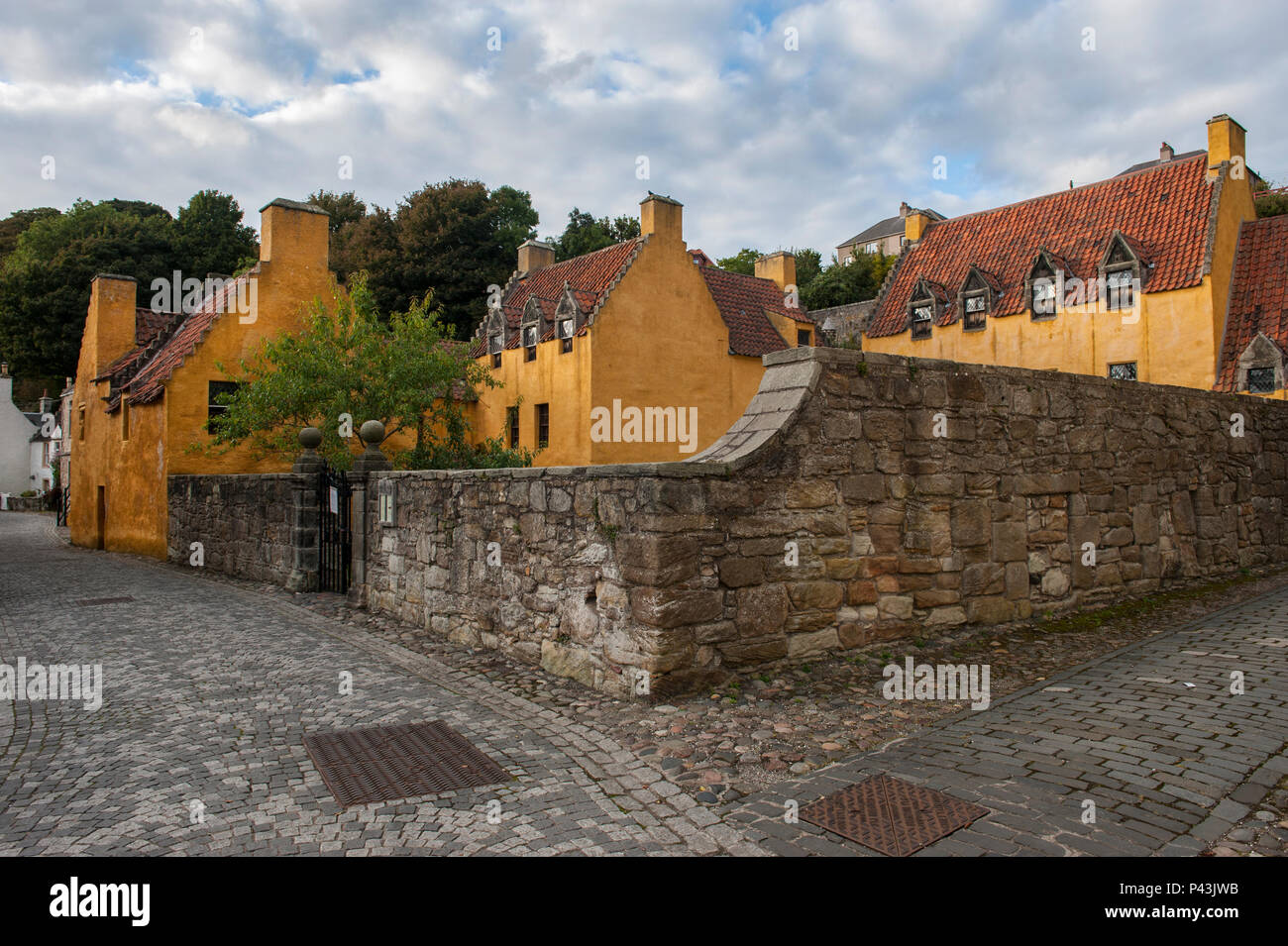 Culross Palace nel piccolo villaggio di Culross in Fife Scozia Scotland Foto Stock