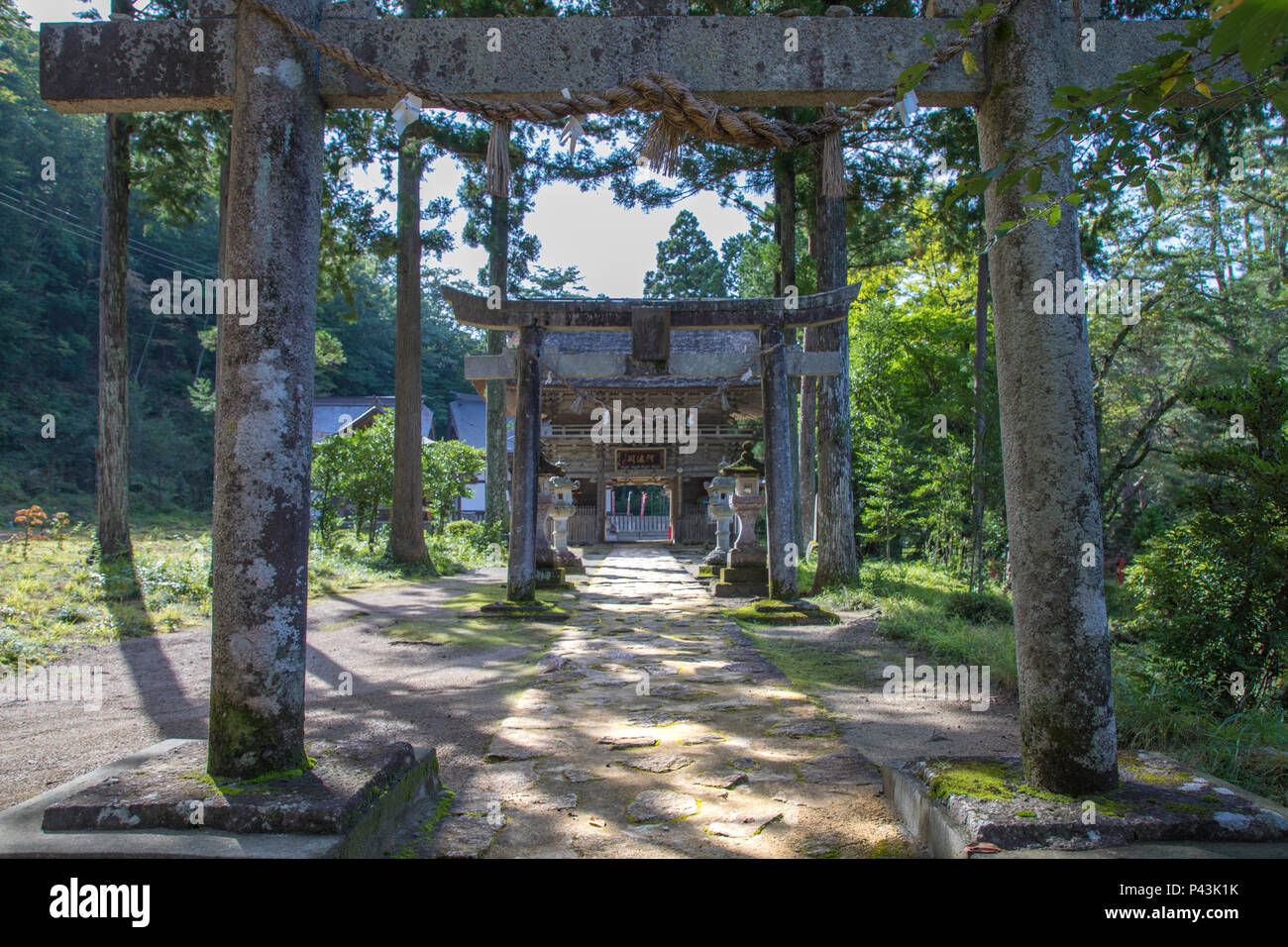 Tempio giapponese santuario Foto Stock