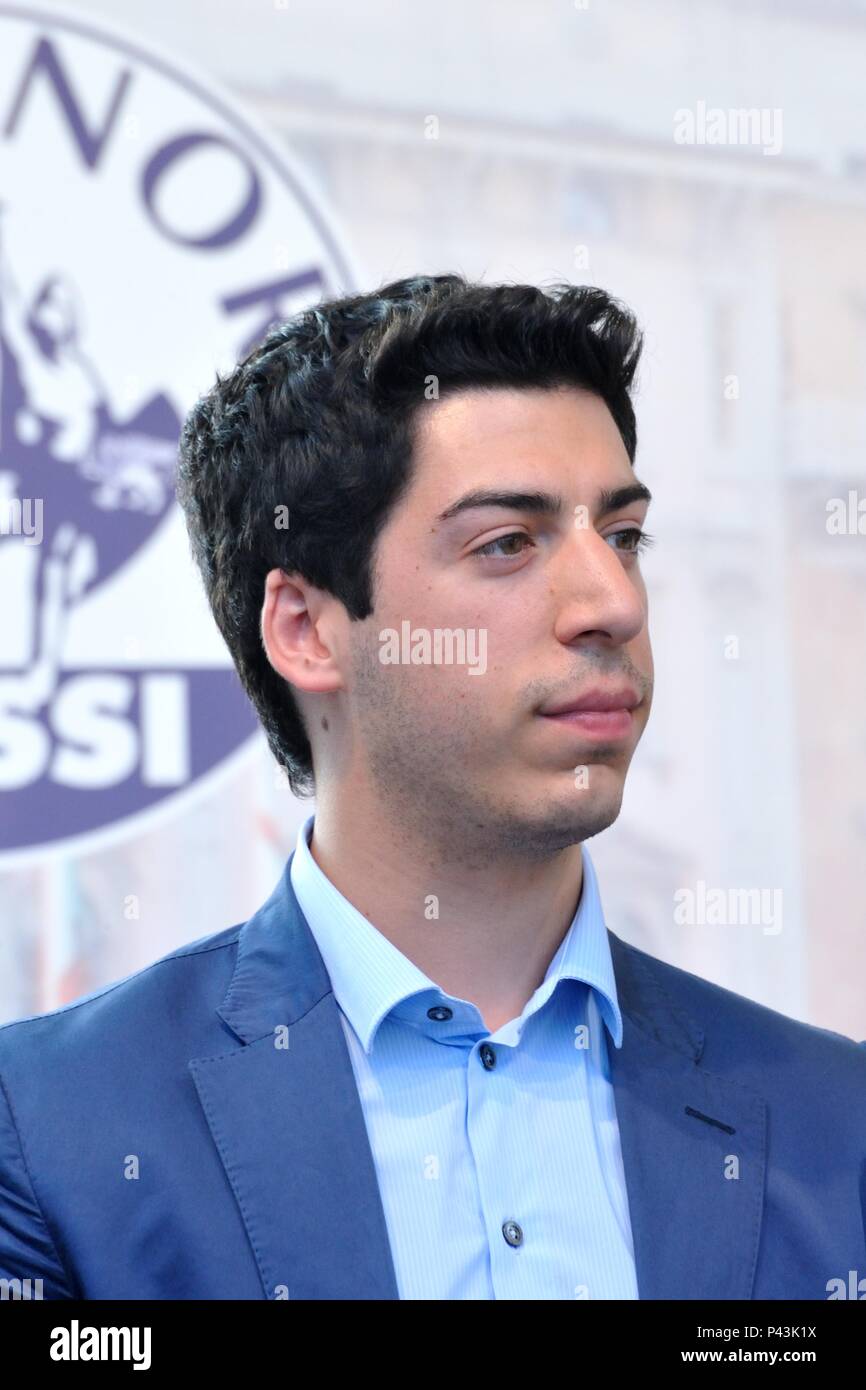 Renzo Bossi durante la Lega Nord incontro a Milano 13-05-2011 Foto Stock