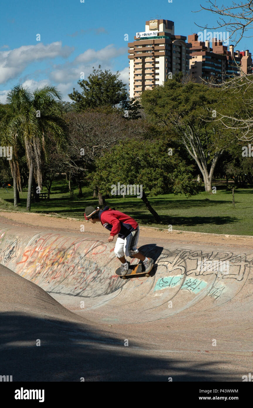 Parque Marinha do Brasil duranti Pontos turÃ-sticos em Porto Alegre. PORTO ALEGRE/RS, Brasil 21/07/2004. (Foto: David Santos Jr / Fotoarena) Foto Stock