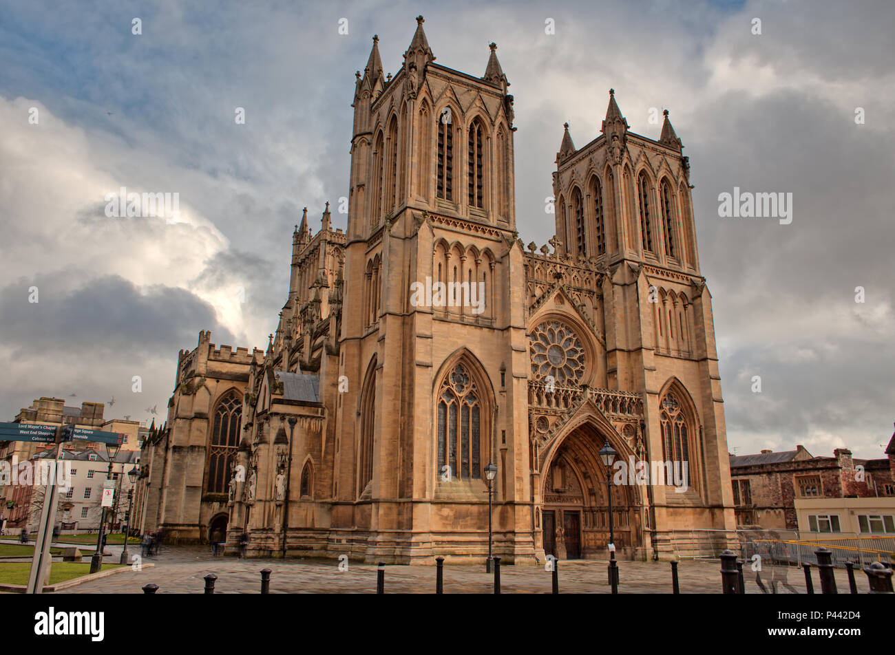 Cattedrale di Bristol, Bristol, Inghilterra, Regno Unito. (HDR) Foto Stock