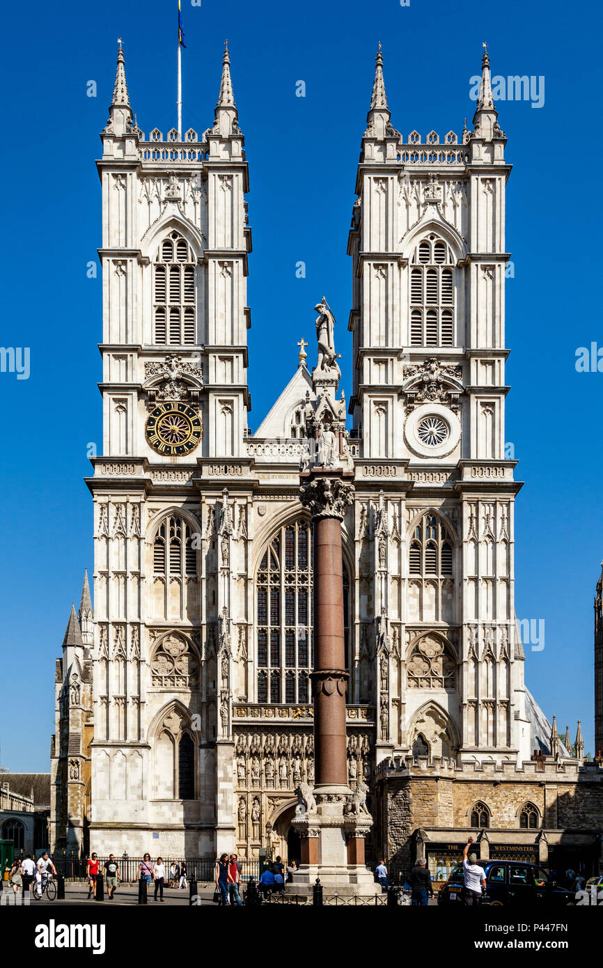 L'Abbazia di Westminster, Londra, Inghilterra Foto Stock