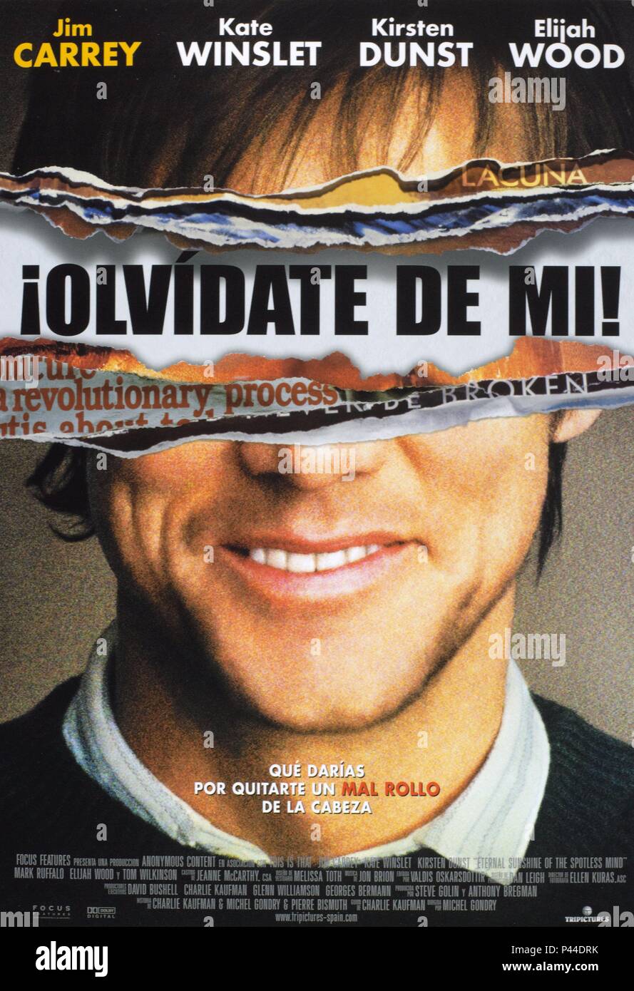 Pellicola originale Titolo: Sunshine eterna della mente immacolata. Titolo inglese: Sunshine eterna della mente immacolata. Regista: Michel Gondry. Anno: 2004. Credito: Focus Features / Album Foto Stock