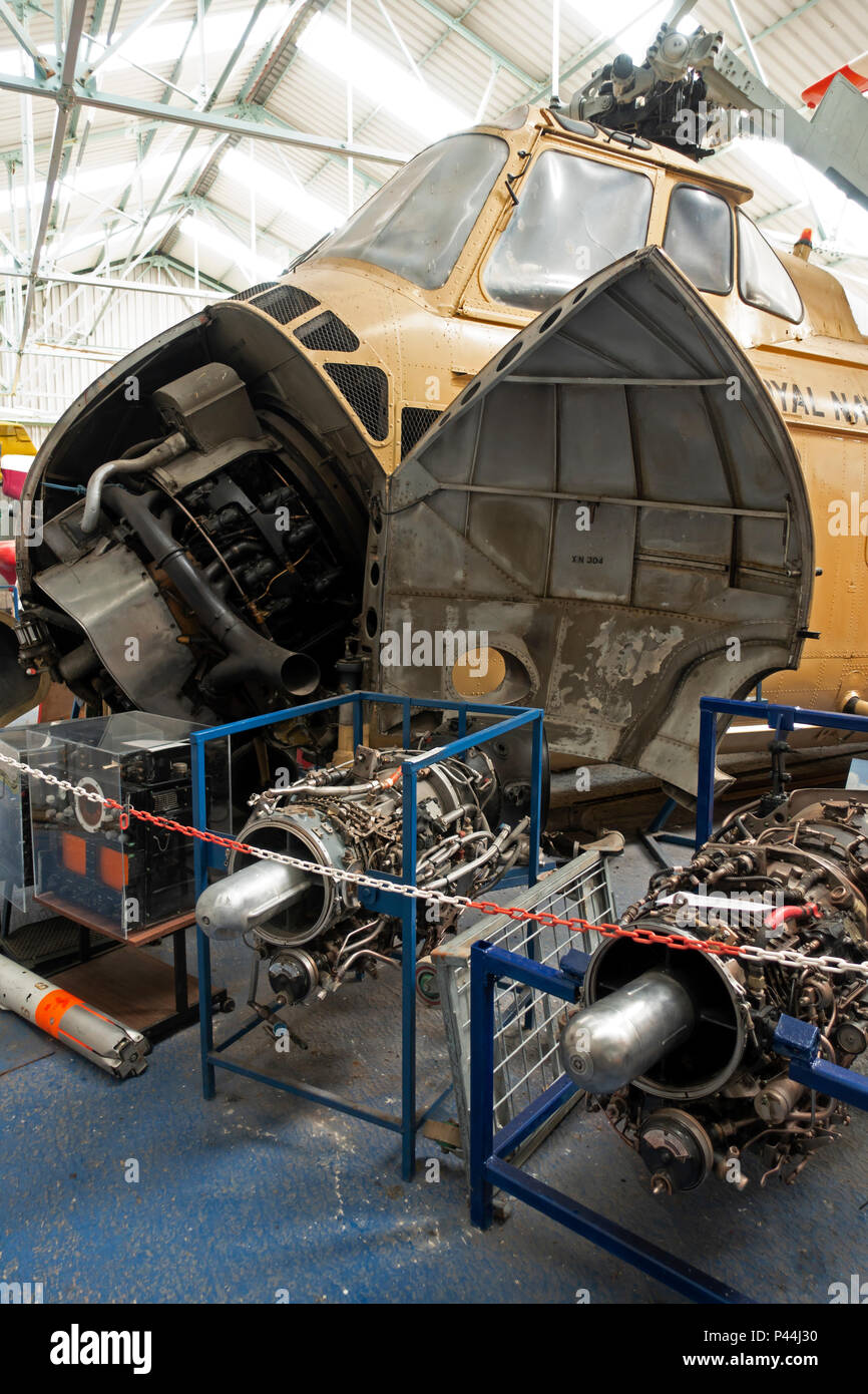 Norfolk e Suffolk Aviation Museum, Flixton, Bungay, Suffolk, Regno Unito. Foto Stock