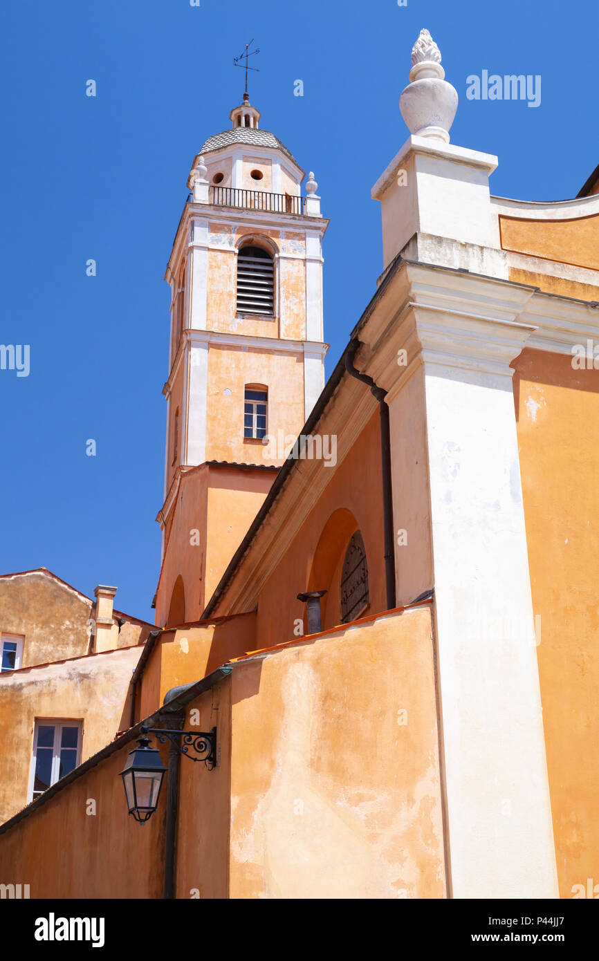 Cattedrale di Nostra Signora dell'Assunzione. Ajaccio, Corsica, Francia. Foto verticale Foto Stock