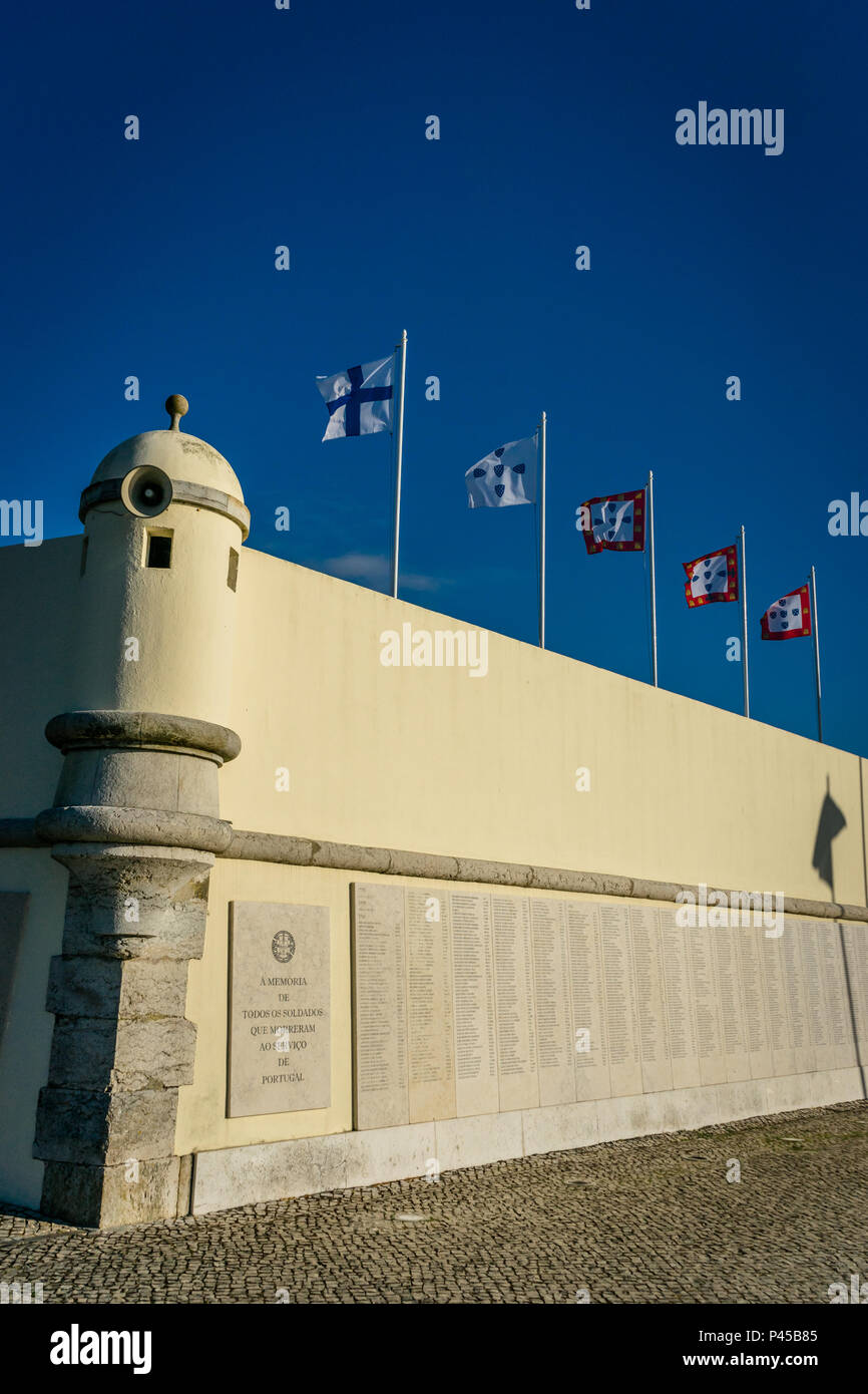 Monumento Combatentes Ultramar Foto Stock
