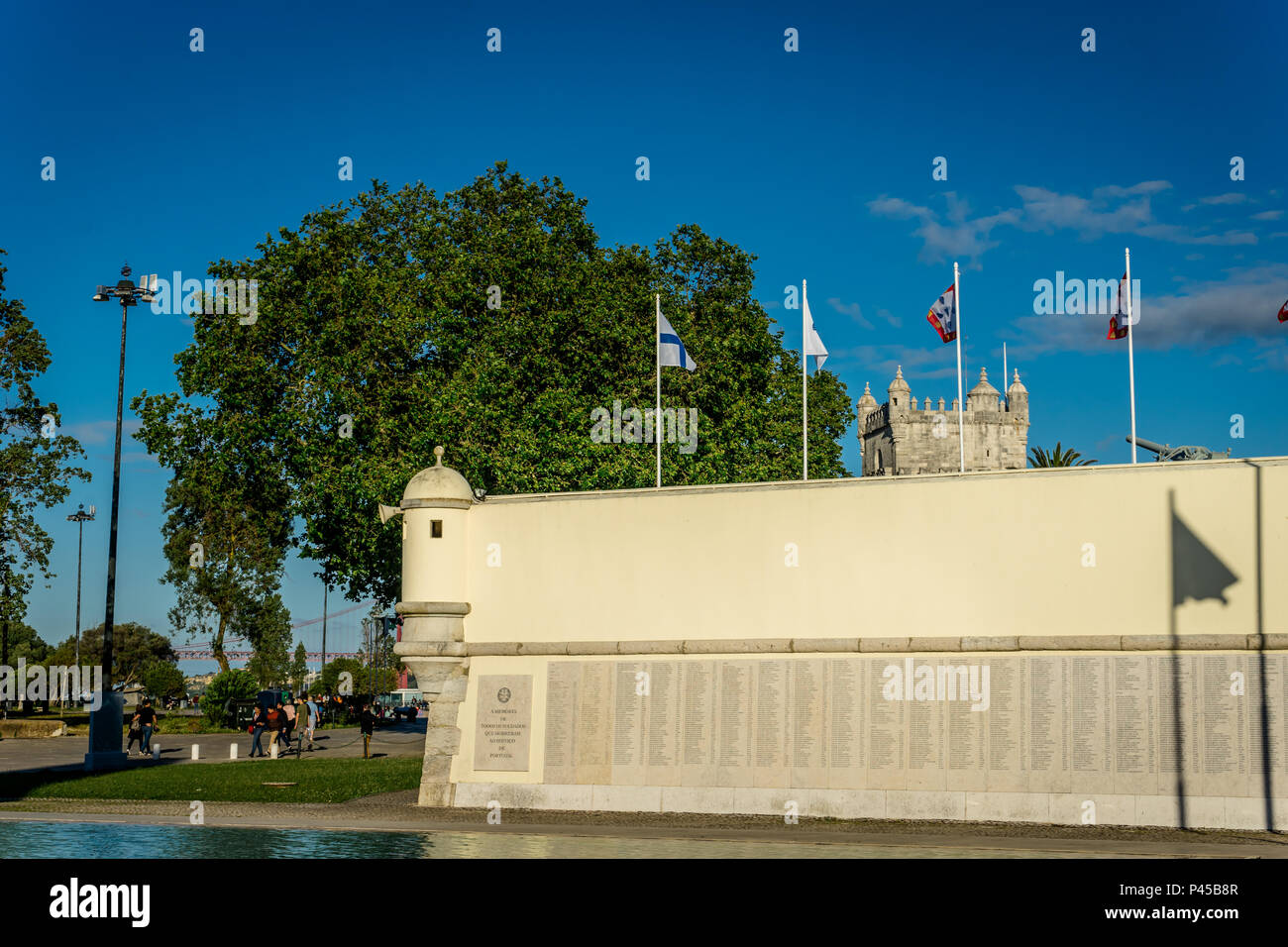 Monumento Combatentes Ultramar Foto Stock