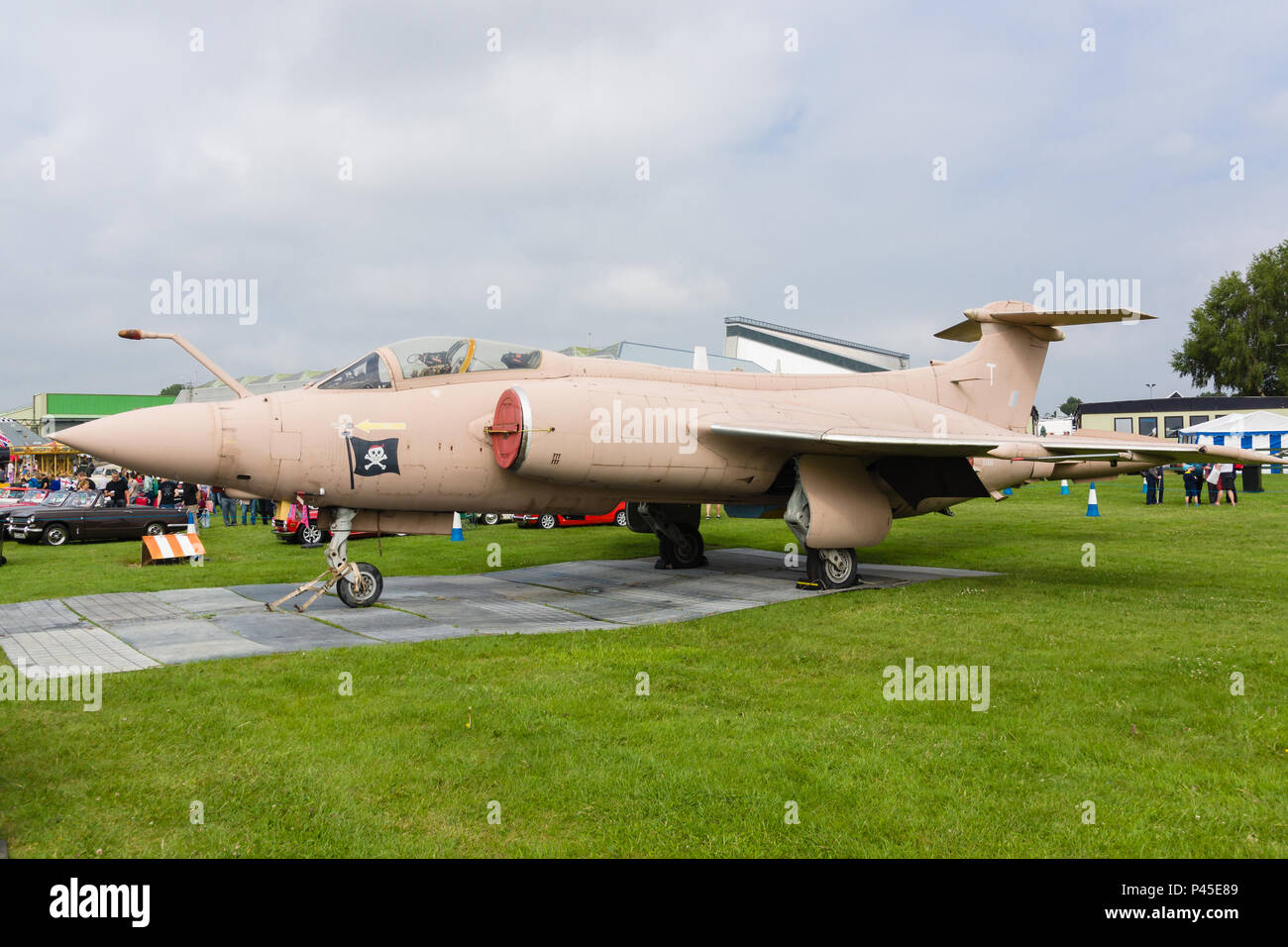 Blackburn Buccaneer S2 della Royal Air Force. Un basso livello di aerei da combattimento introdotto nel 1958 Foto Stock