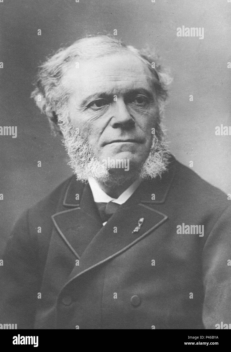 César-Auguste-Jean-Guillaume-Hubert Franck (1822 - 1890), compositore, pianista Foto Stock