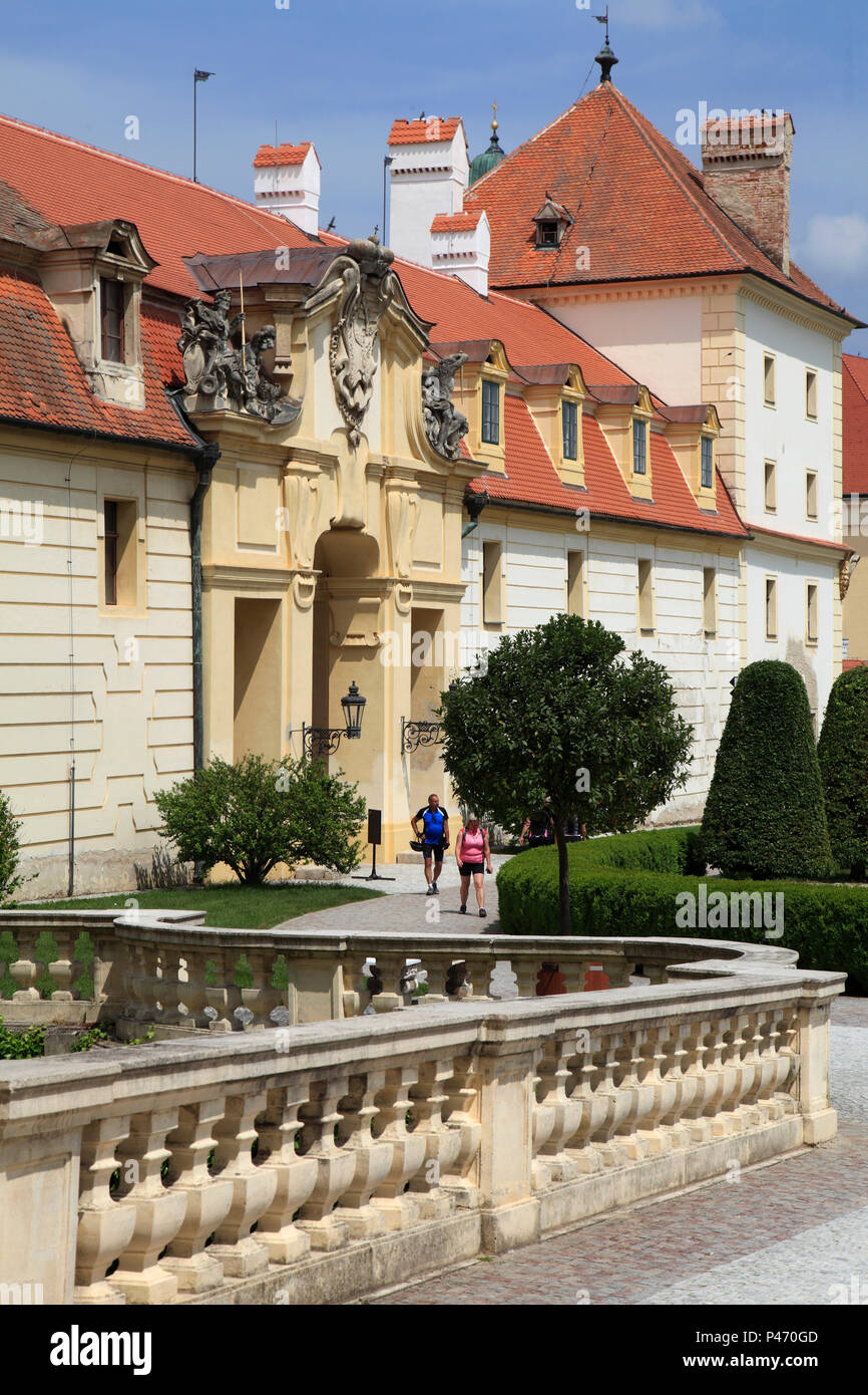 Repubblica Ceca Moravia, Valtice, Castello, Foto Stock
