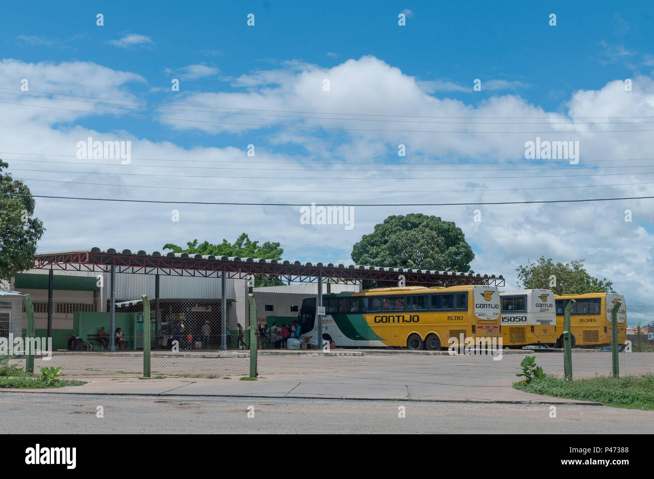 GUANAMBI, BAHIA - 20/12/2014: LOCAIS E PAISSAGENS DO MUNICÍPIO DE GUANAMBI - Terminal Rodoviário. (Foto: Mourão Panda / Fotoarena) Foto Stock