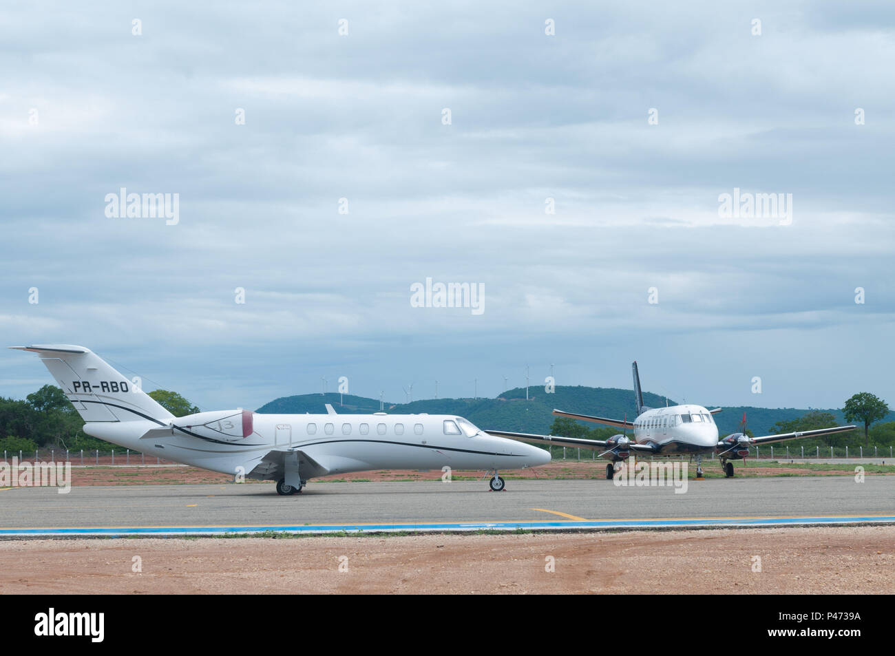 GUANAMBI, BAHIA - 20/12/2014: LOCAIS E PAISSAGENS DO MUNICÍPIO DE GUANAMBI - Aeroporto. (Foto: Mourão Panda / Fotoarena) Foto Stock