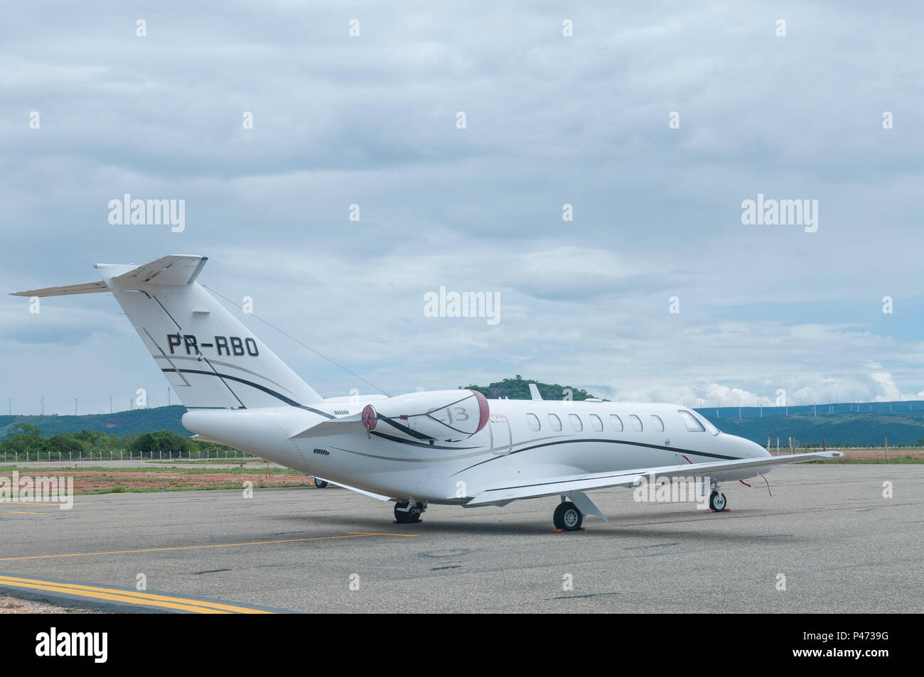 GUANAMBI, BAHIA - 20/12/2014: LOCAIS E PAISSAGENS DO MUNICÍPIO DE GUANAMBI - Aeroporto. (Foto: Mourão Panda / Fotoarena) Foto Stock