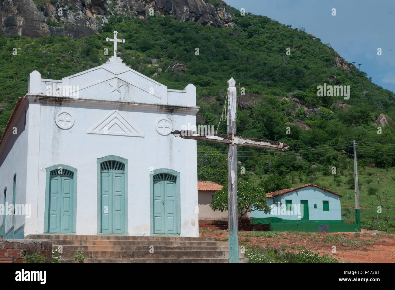 GUANAMBI, BAHIA - 20/12/2014: LOCAIS E PAISSAGENS DO MUNICÍPIO DE GUANAMBI - Vila de Ceraíma. (Foto: Mourão Panda / Fotoarena) Foto Stock