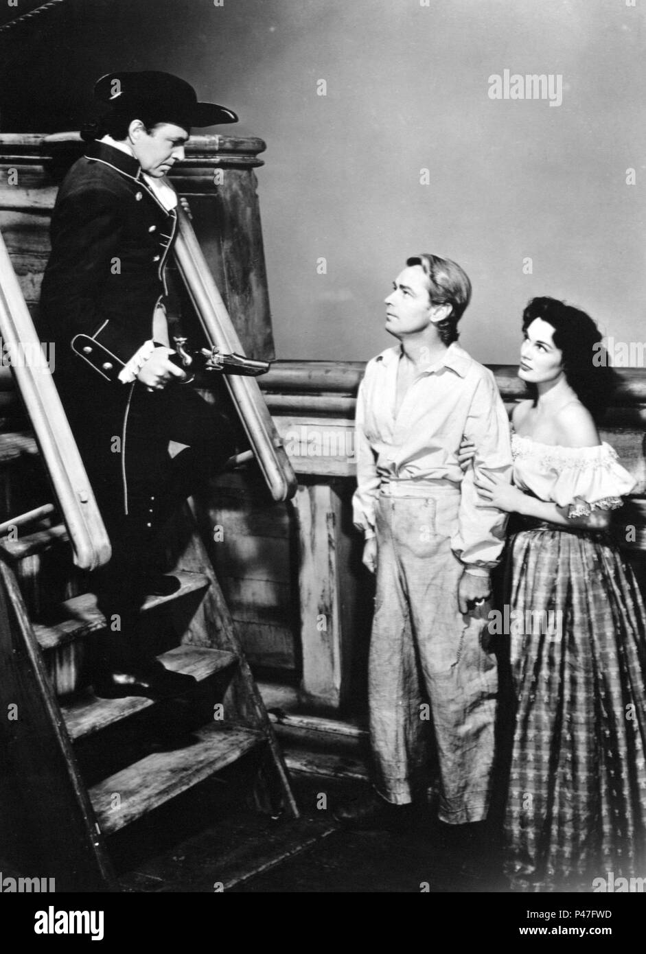 Pellicola originale titolo: Botany Bay. Titolo inglese: Botany Bay. Regista: JOHN FARROW. Anno: 1953. Stelle: JAMES MASON; Alan Ladd; PATRICIA MEDINA. Credito: Paramount Pictures / Album Foto Stock