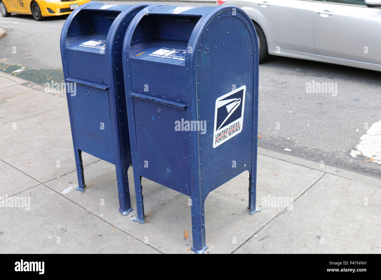NOVA IORQUE, ESTADOS UNIDOS - 02/11/2014: UTILIDADES PÚBLICAS - Caixa de correio em Manhattan. Foto: Andre Chaco / Fotoarena (restrizione: Sud America diritti solo) Foto Stock