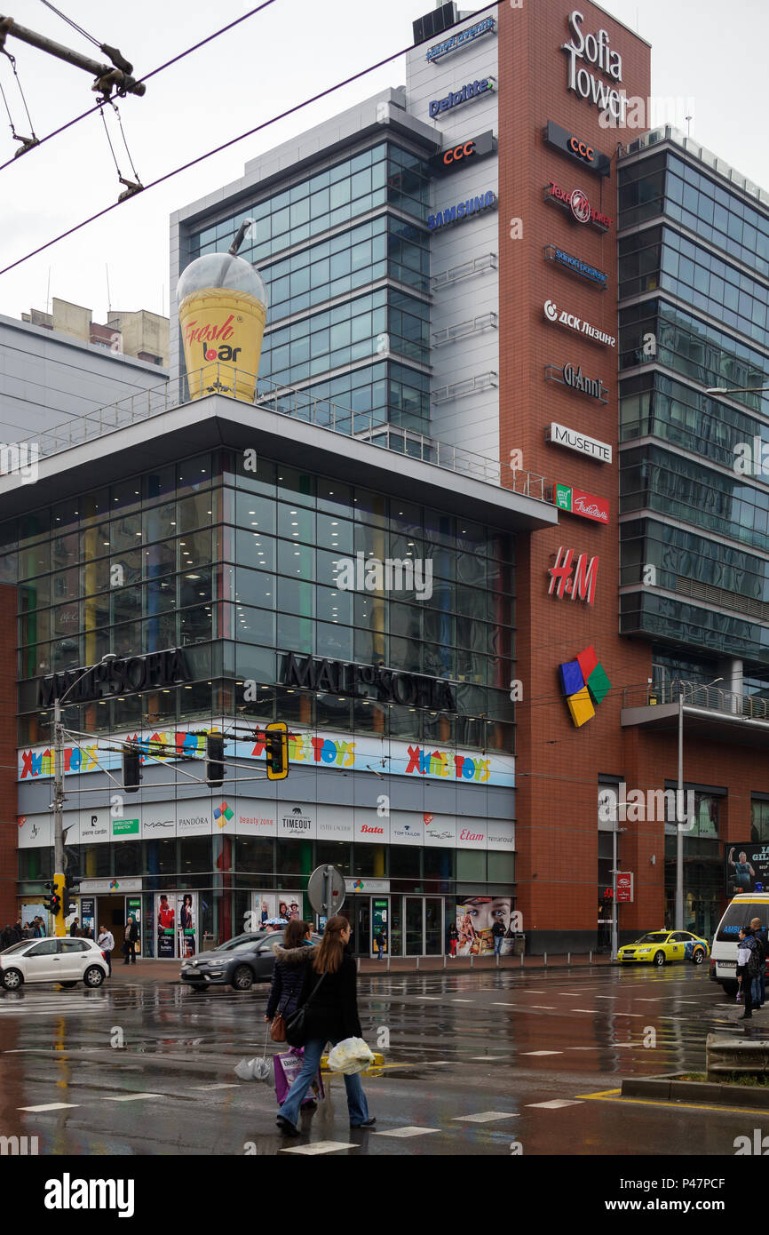 Sofia, Bulgaria, il centro commerciale Mall of Sofia Foto Stock