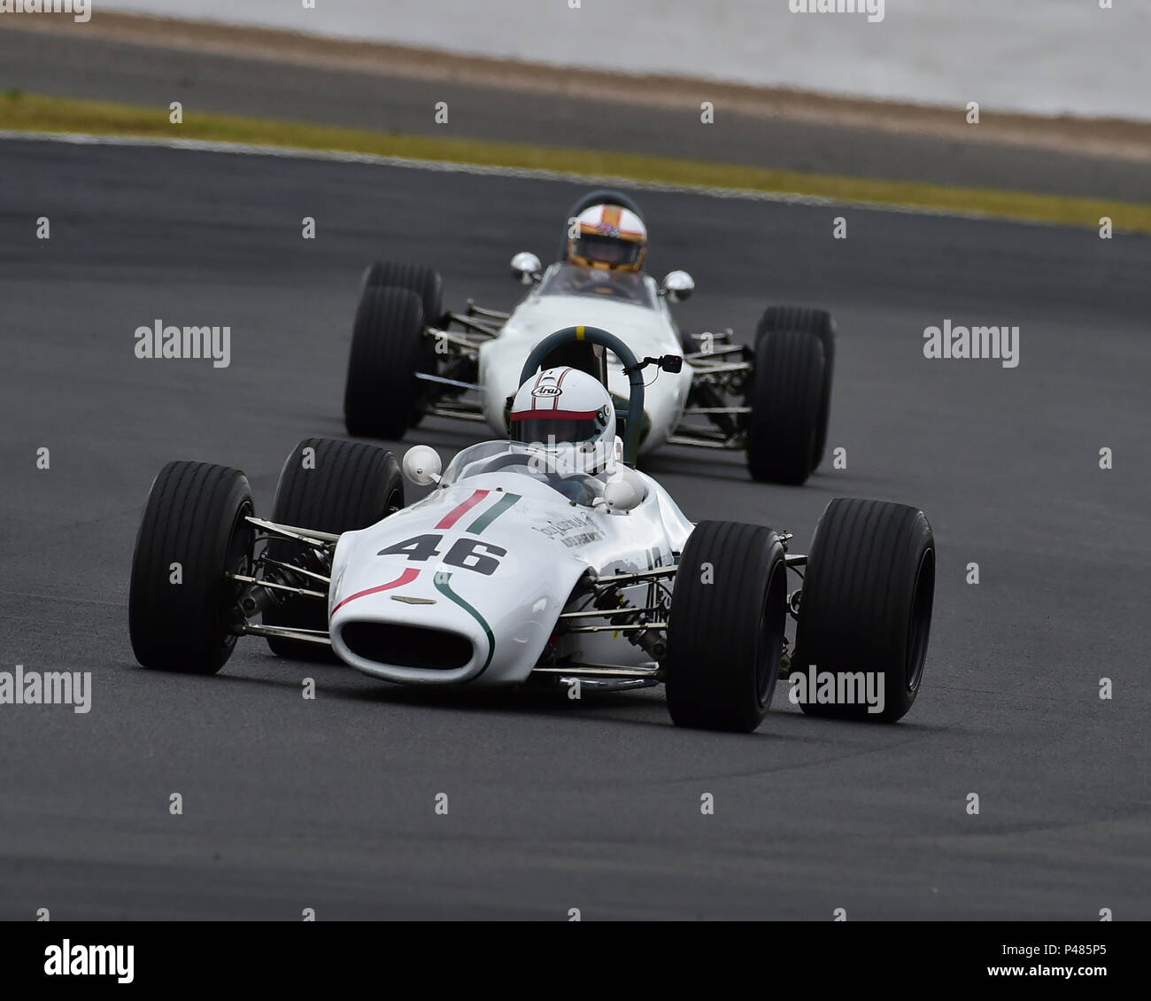 Steve Smith, Chevron B15,storica Formula 3, HSCC, Silverstone Trofeo Internazionale di gara storica riunione, giugno 2018, automobili, Classic Cars Racing, Histo Foto Stock