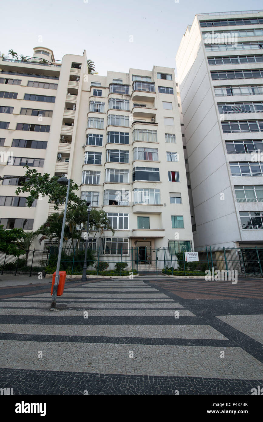 RIO DE JANEIRO, RJ - 27/02/2015: APARTAMENTO A VENDA - Apartamentos un venda na orla de Copacabana. (Foto: Celso Pupo / Fotoarena) Foto Stock