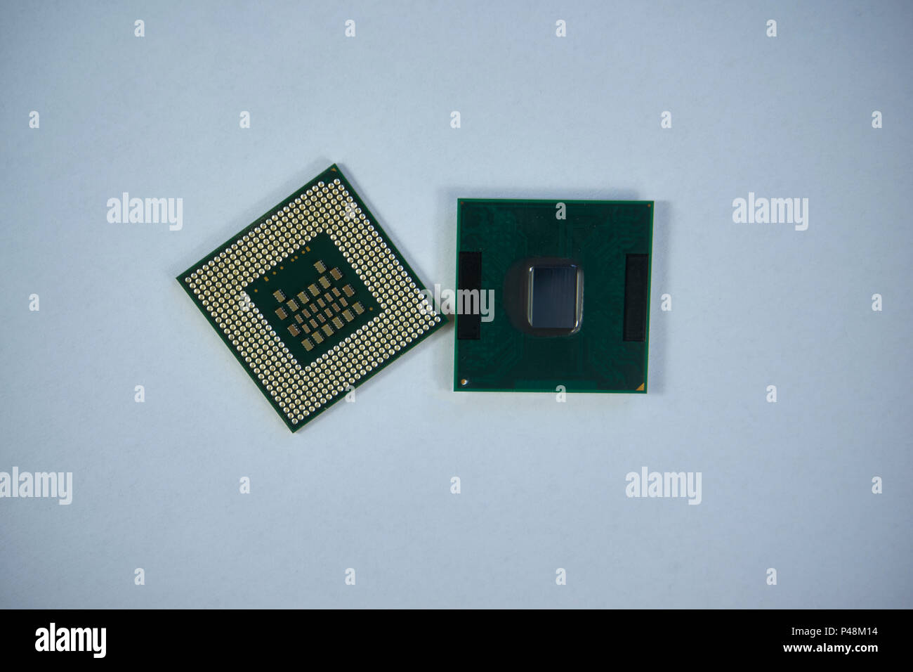 Unità di elaborazione centrale CPU processori microchip Foto Stock