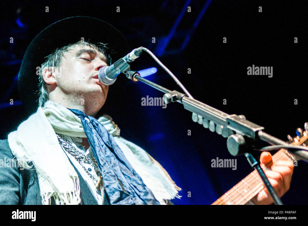 Pete Doherty in O2 Academy, Newcastle Foto Stock