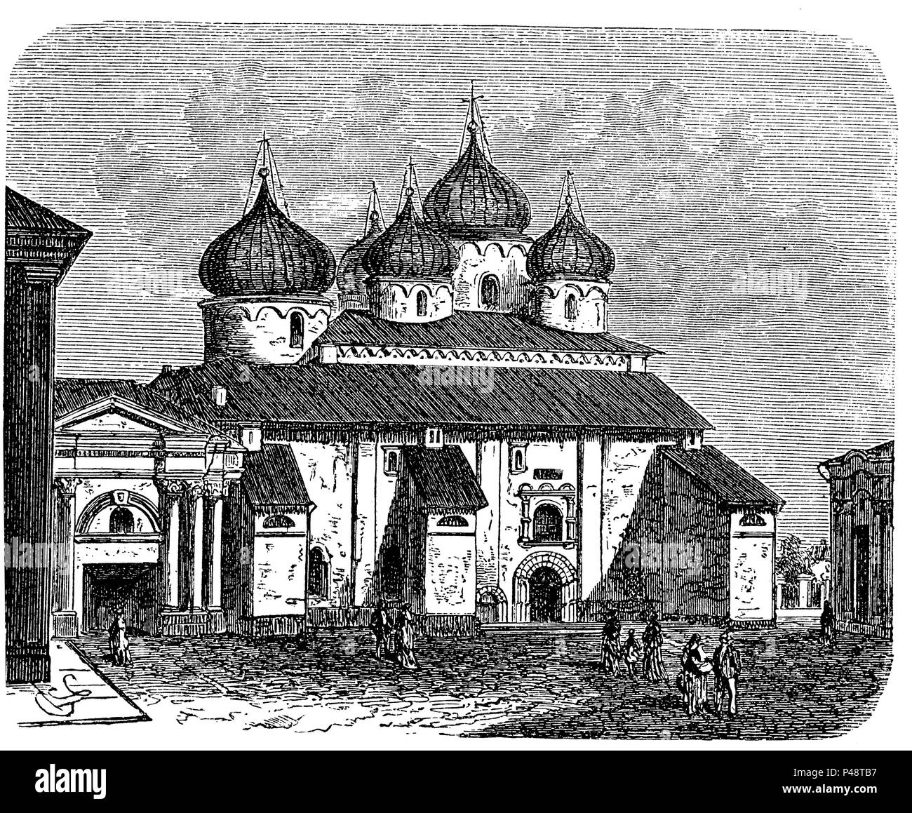 La basilica di Santa Sofia Chiesa di Novgorod, Foto Stock