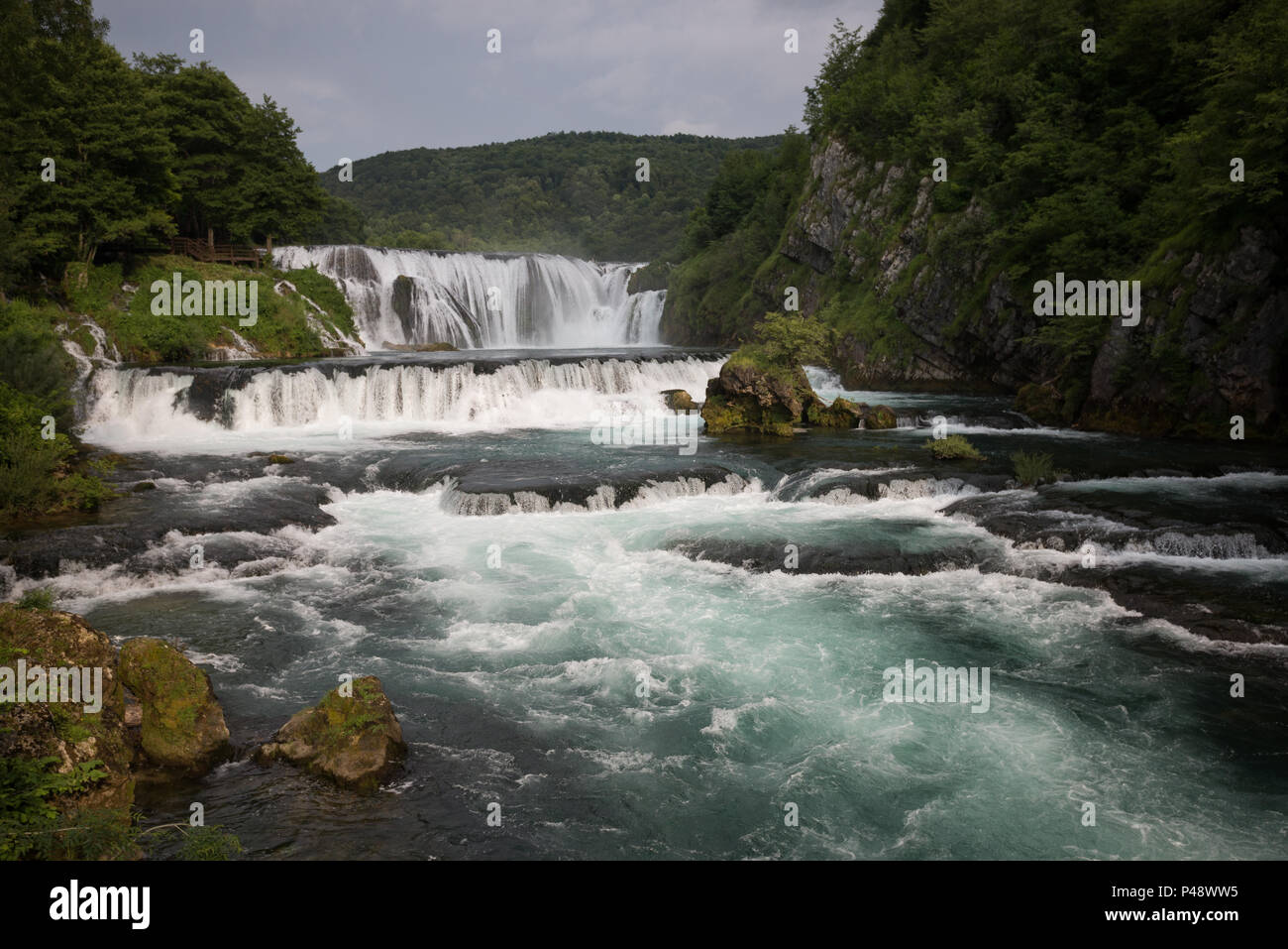 Strback buki, Doljani, Bihać, Una-Sana, Federazione di Bosnia ed Erzegovina Bosnia ed Erzegovina Foto Stock