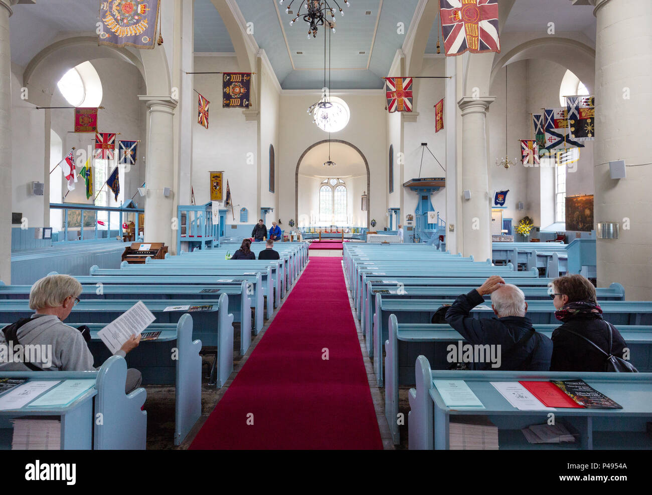 Kirk della Canongate o Canongate Kirk, Chiesa di Scozia, Edimburgo, Scozia UK Foto Stock