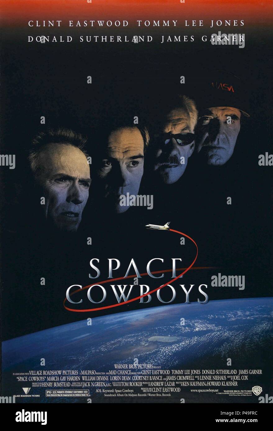 Pellicola originale titolo: Space Cowboy. Titolo inglese: Space Cowboy. Regista: Clint Eastwood. Anno: 2000. Credito: WARNER BROS. Foto / Album Foto Stock