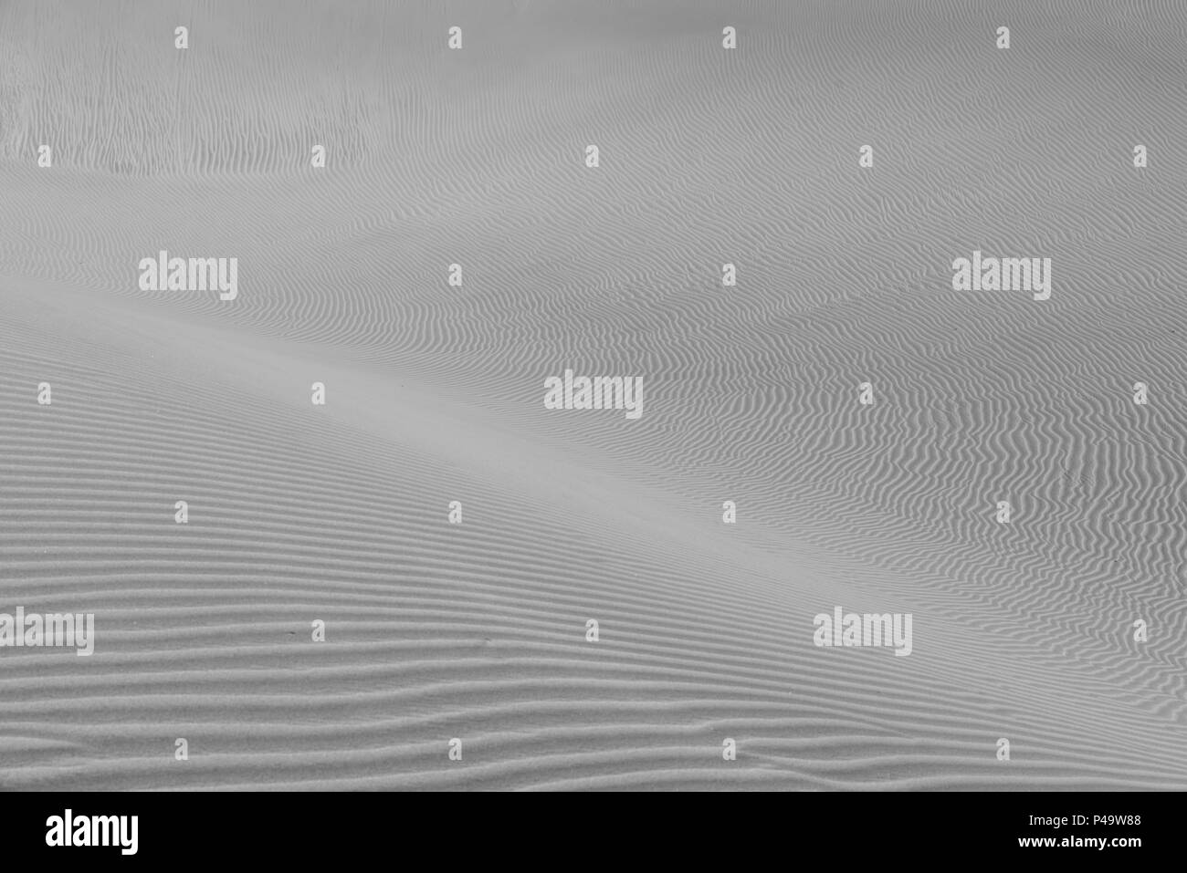 Deserto - bellissimo paesaggio con dune di sabbia Foto Stock