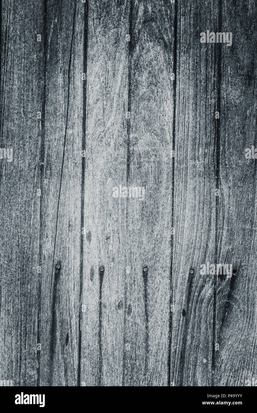 Il legno vecchio superficie di tavola vista dall'alto schemi naturale sfondo di legno. Foto Stock