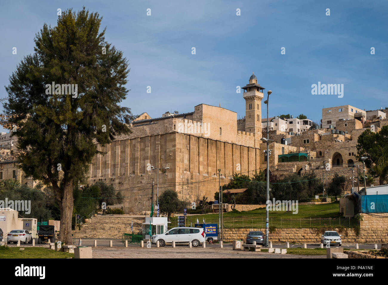 Tomba dei patriarchi, Hebron Cisgiordania, Palestina Foto Stock