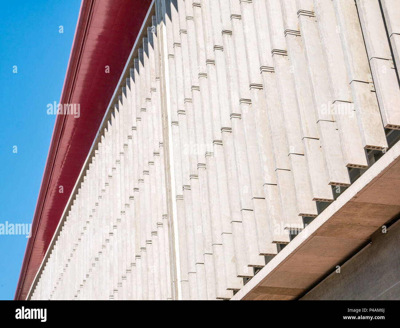 Edificio moderno all Università di San Sebastian, Bella Vista, Santiago del Cile Foto Stock