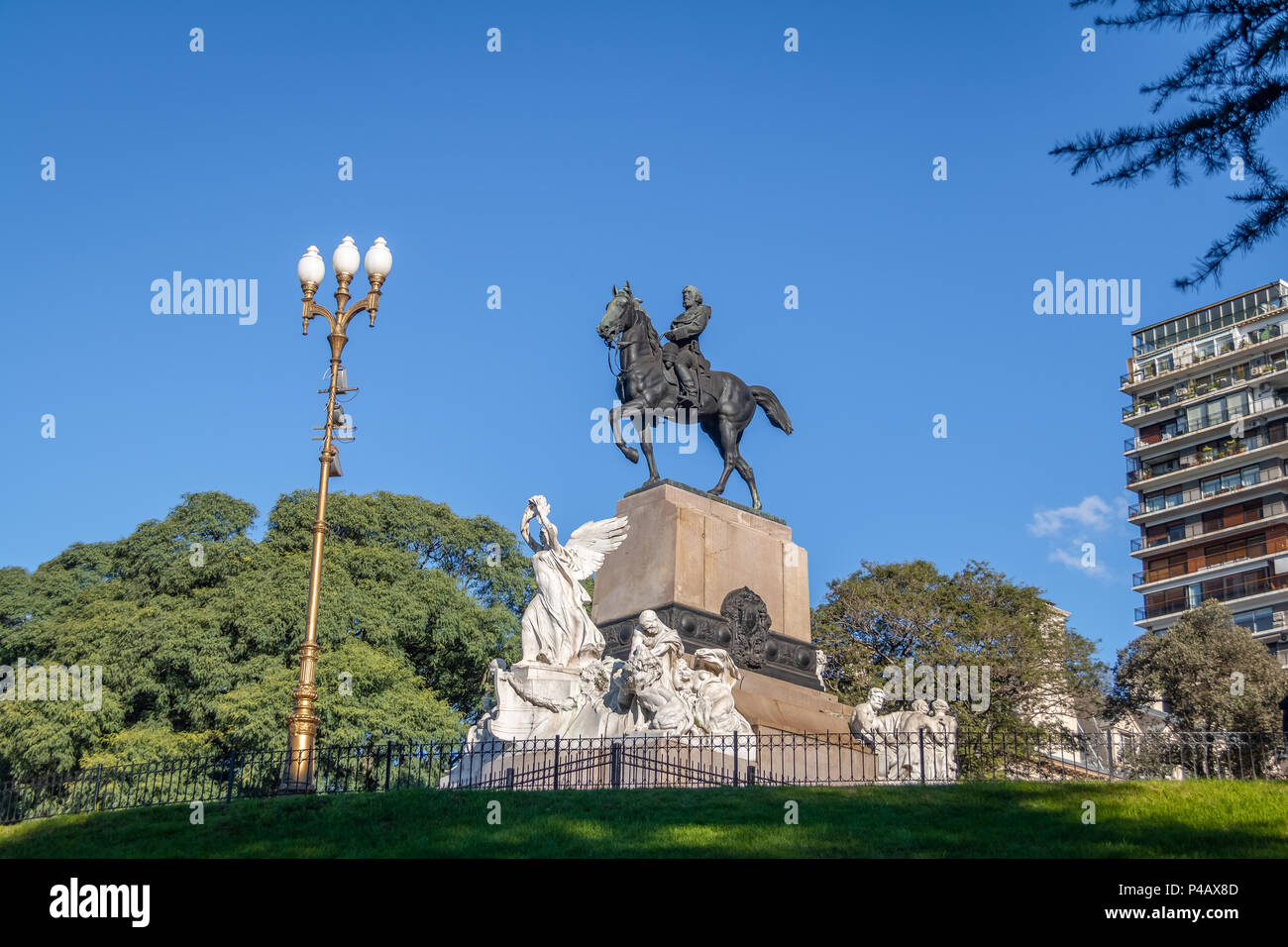 Plaza Mitre (Mitre Square) - Buenos Aires, Argentina Foto Stock