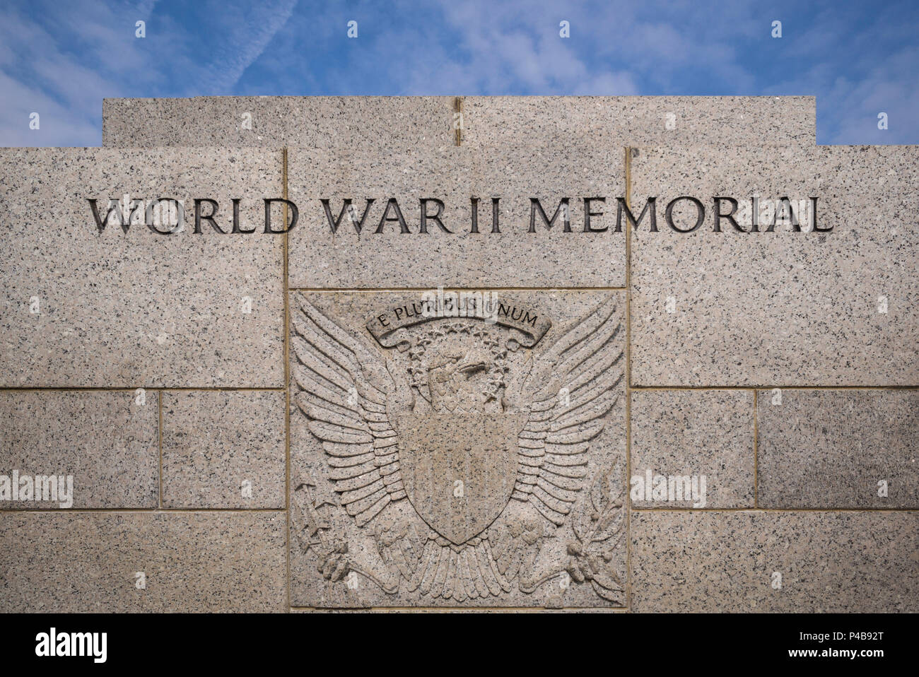 Stati Uniti d'America, il Distretto di Columbia, Washington, National Mall, guerra mondiale due Memorial Foto Stock