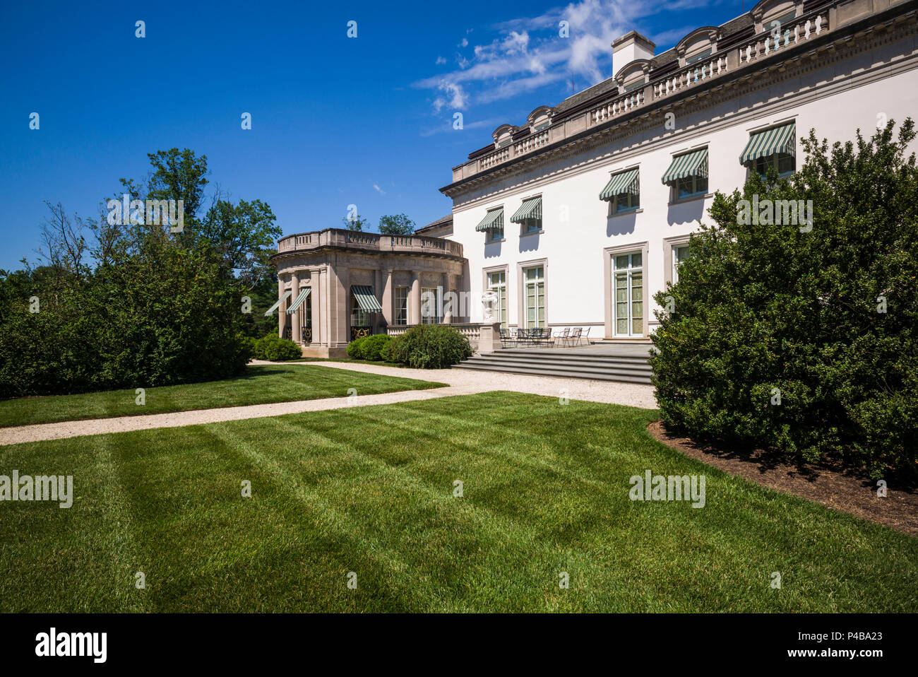 Stati Uniti d'America, Delaware, Wilmington, DE NEMOURS station wagon, ex casa dell'industriale Alfred I. DuPont e famiglia, la Nemours Mansion, esterna Foto Stock