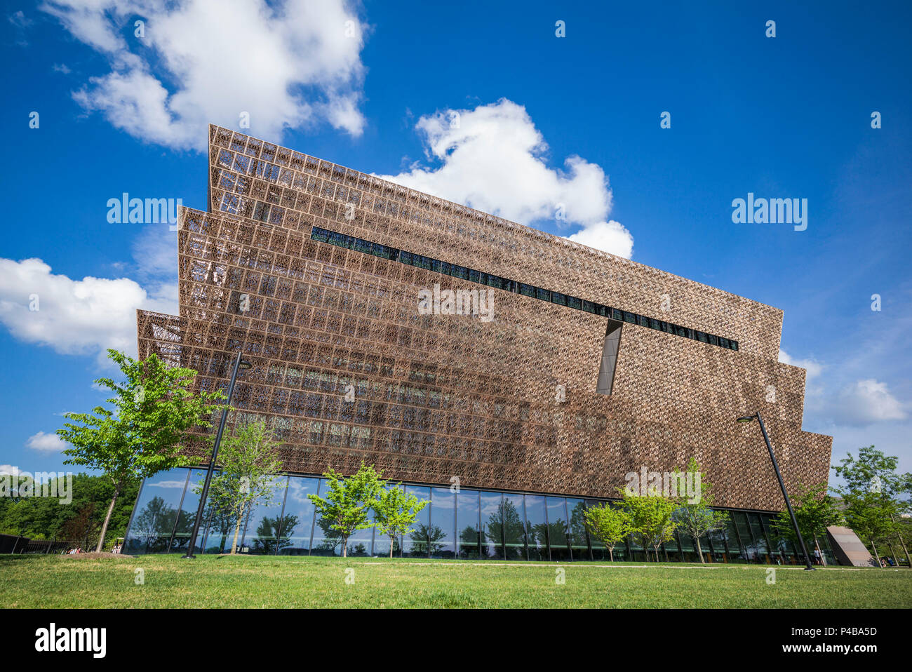 Stati Uniti d'America, il Distretto di Columbia, Washington, National Mall, Nazionale Museo afro-americano, esterna Foto Stock