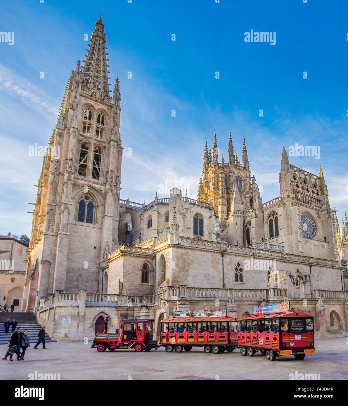 Spagna, città di Burgos, Cattedrale di Burgos, UNESCO Patrimonio Mondiale Foto Stock