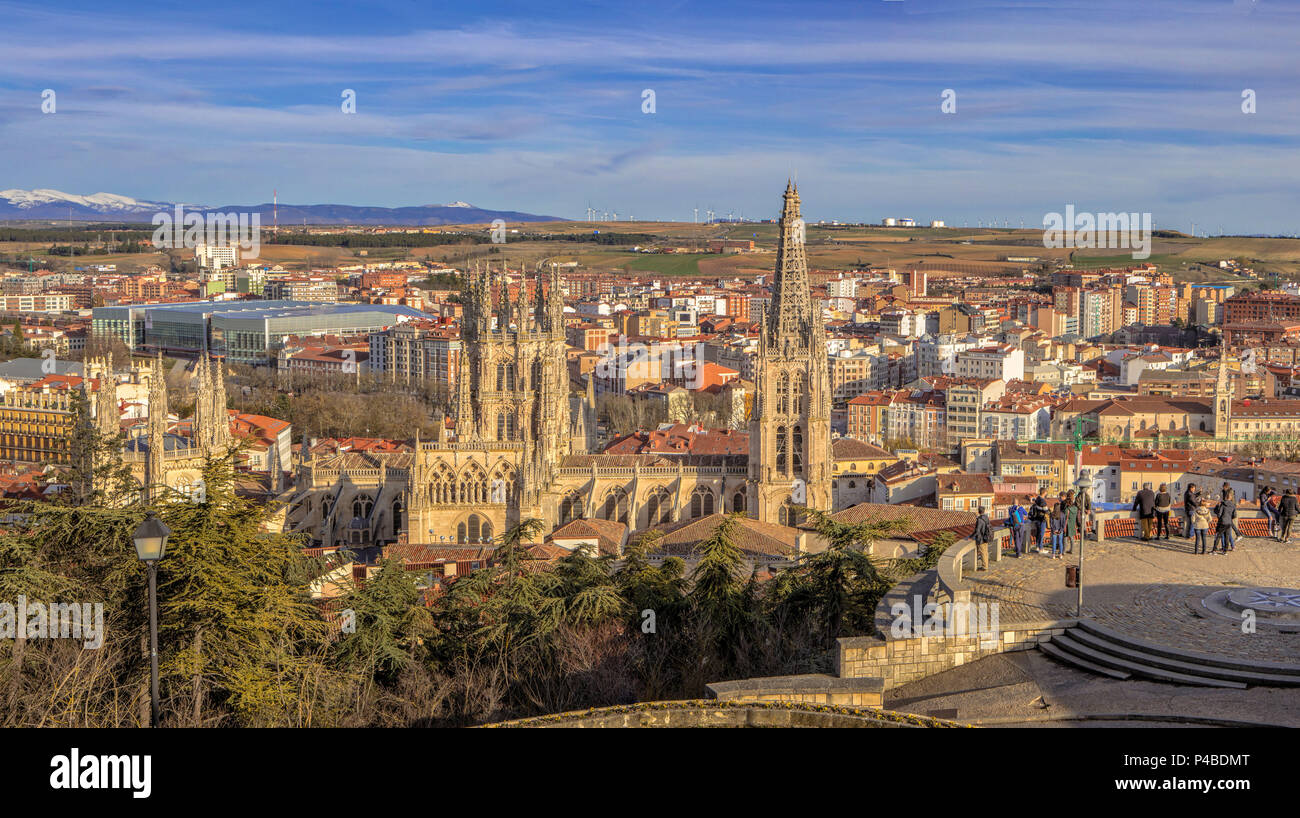 Spagna, città di Burgos, Cattedrale di Burgos, UNESCO Patrimonio Mondiale Foto Stock